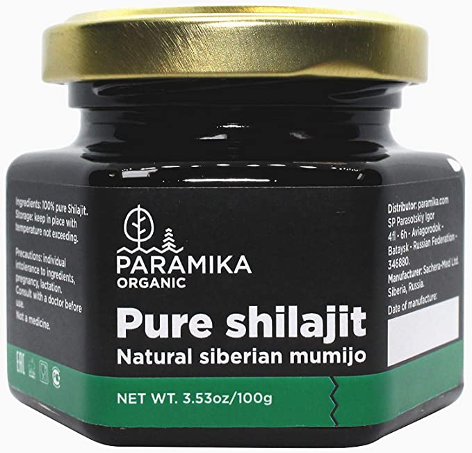 Authentic SHILAJIT - Siberian Shilajit (Altai Mumijo) 100g/3.5oz. Natural, Pure and Most Potent Resin Form.