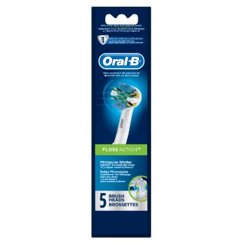 Oral-B Professional Floss Action Replacement Brush Head 5 Count