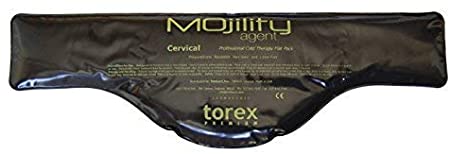 Torex Mojility - Hot and Cold Therapy Flat Pack - Reusable Gel Ice Pack (Cervical Black 2 x 6.5).