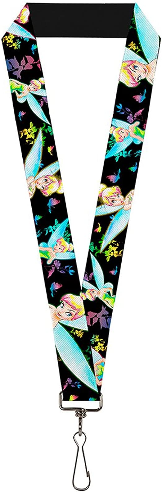 Buckle Down Lanyard-1.0-Glowing Tinker Bell Poses/Butterflies & Flow