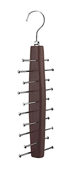 Whitmor  Cherry Wood Collection Tie Organizer