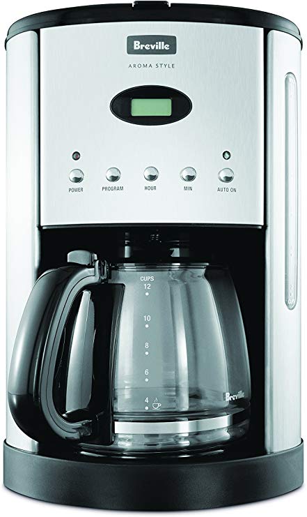 Breville Aroma Style Electronic Coffee Maker, Black BCM600BLK