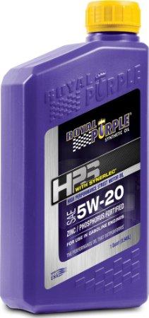 Royal Purple 36520-6PK HPS 5W-20 Synthetic Motor Oil with Synerlec Additive Technology - 1 qt Case of 6