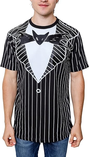 Disney Nightmare Before Christmas Jack Skellington Costume Suit T-Shirt