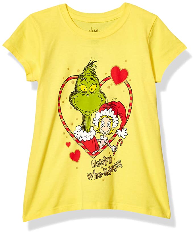 Dr. Seuss Girls' Big Ugly Christmas T-Shirt