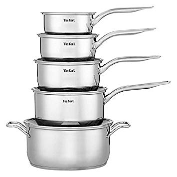 Tefal Intuition Stainless Steel 5 Piece Set, Induction Ready