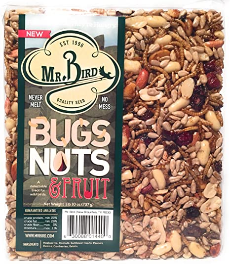Mr. Bird Bugs, Nuts, & Fruit Large Seed Cake 1 lb. 10 oz.