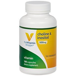 the Vitamin Shoppe Choline & Inositol 100 Capsules