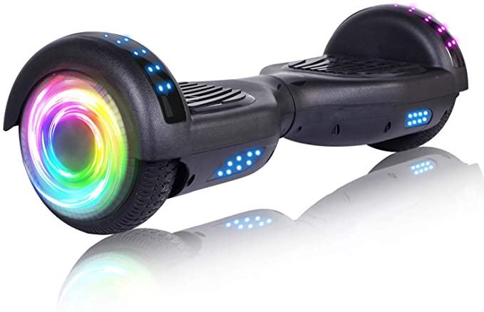 SISIGAD Hoverboard Self Balancing Scooter 6.5" Two-Wheel Self Balancing Hoverboard with Bluetooth Speaker and LED Lights Electric Scooter for Adult Kids Gift UL 2272 Certified