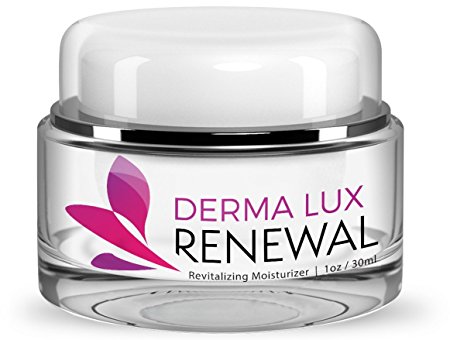 Derma Lux Renewal Anti-Aging Moisturizer for Face Eyes & Neck to Remove Wrinkles - Tightening Firming & Filling - Help Repair Dry Skin & Dark Spots