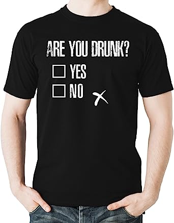 Witty Fashions are You Drunk, Funny Beer Drinking Party Humor Men's Shirt