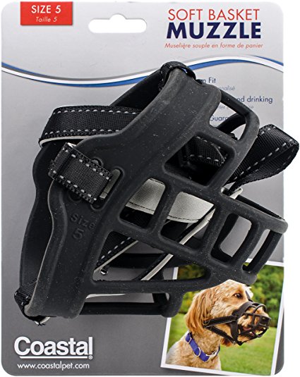 Coastal Pet Products 01365 BLK05 NULL Soft Basket Muzzles