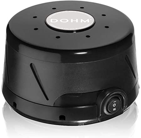 Yogasleep Dohm Classic (Black) The Original White Noise Machine | Soothing Natural Sound from a Real Fan | Noise Cancelling | Sleep Therapy, Office Privacy, Travel | For Adults, Baby | 101 Night Trial