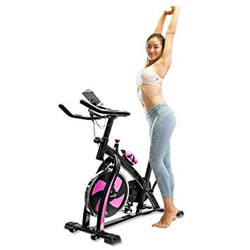 V-FIRE Stationary Indoor Cycling Fitness Bike for Cardio Workout and Training