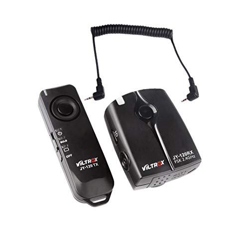VILTORX JY-120-C1 wireless remote shutter release for Canon EOS camera 70D 60Da 60D T6s T6i T5i T3i T5 T3 1200D 760D 100D 550D 1100D