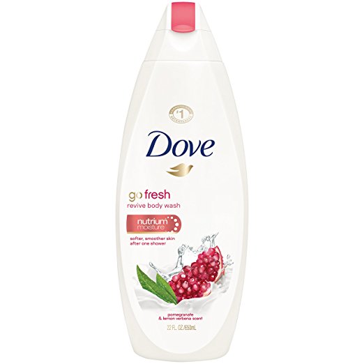 Dove go fresh Body Wash, Pomegranate and Lemon Verbena 22 oz (Pack of 2)