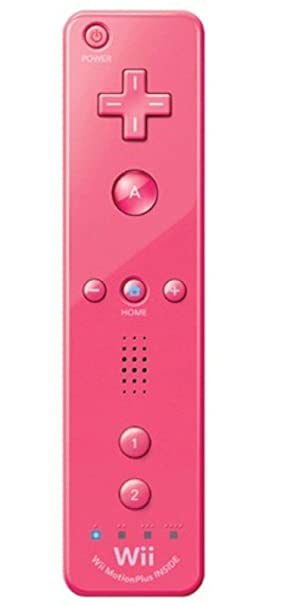 Nintendo Wii Remote Plus - Pink (Bulk Packaging) (Renewed)