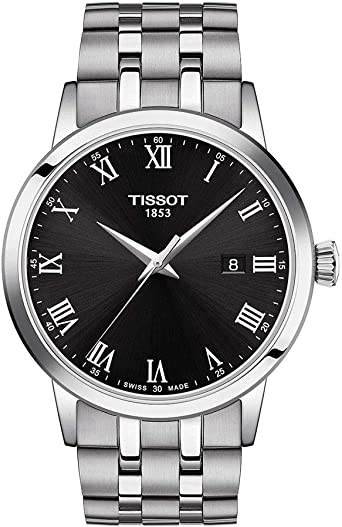 Tissot Mens Classic Dream Stainless Steel Dress Watch