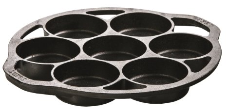 Lodge L7B3 Pre-Seasoned Drop Biscuit Pan