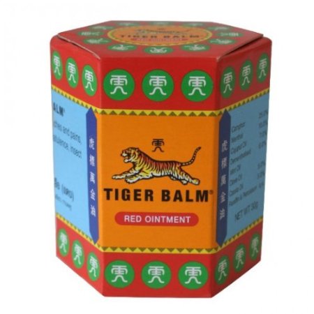 Tiger Balm Red Herbal Rub Muscles Pain Relief Headache 30 G.(big Jar) Amazing of Thailand