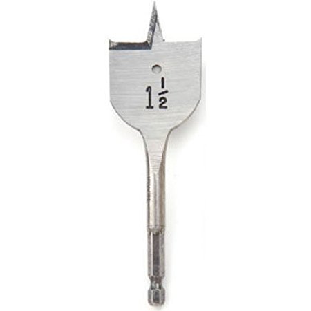 Irwin Tools 87924 Short Spade Bit, 1-1/2", 4"