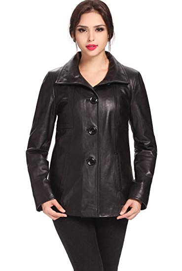 BGSD Women's Evelyn Lambskin Leather Jacket (Regular and Plus Size and Short)