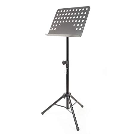 AxcessAbles SM-101 Premium Adjustable Conductor Sheet Music, Book, iPad Stand