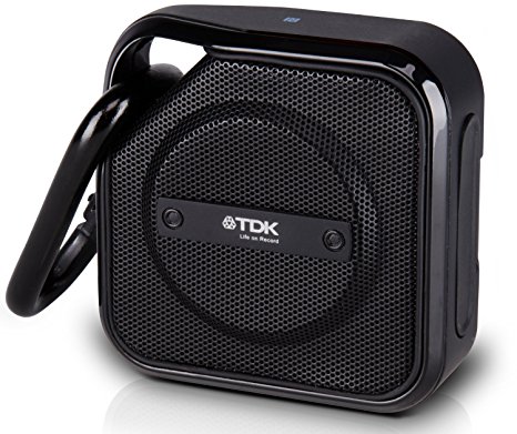 TDK Life On Record A12-2PK Trek Bluetooth Wireless Speaker, 2 Pack (Black)