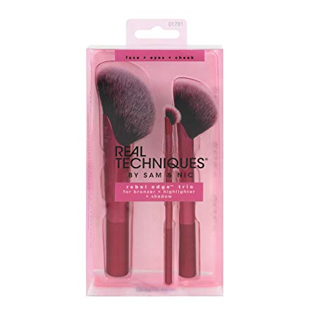 Real Techniques Rebel Edge 3-Piece Makeup Brush Set