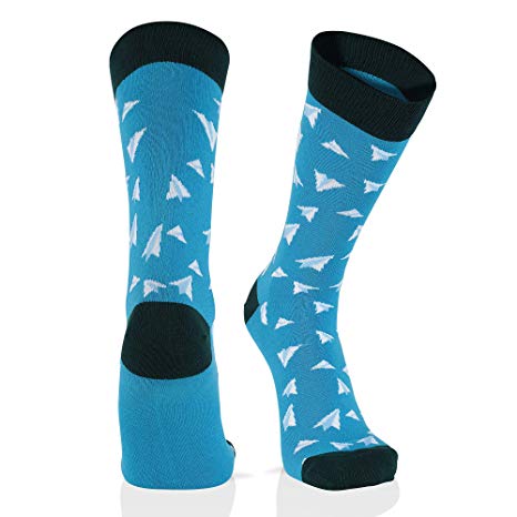 Cool Socks For Men: Mens Funny Dress Socks: Novelty Crazy & Funky Colorful Sock