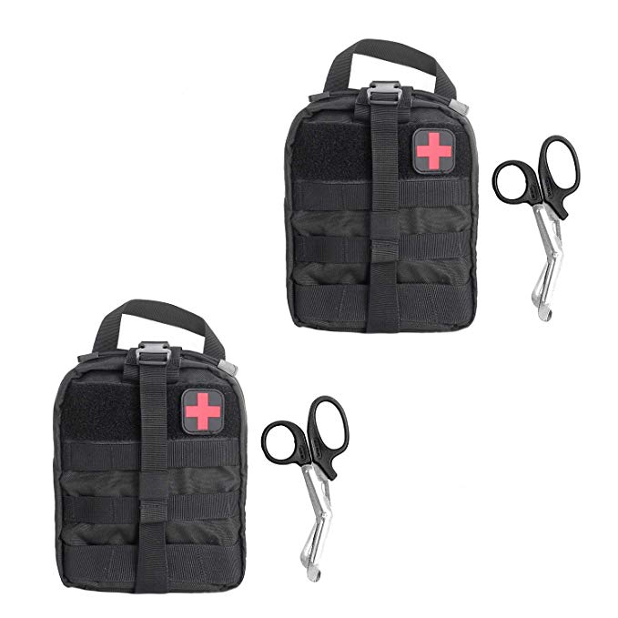 Compact Tactical MOLLE Rip-Away EMT Medical First Aid Utility Pouch 1000D Nylon Carlebben