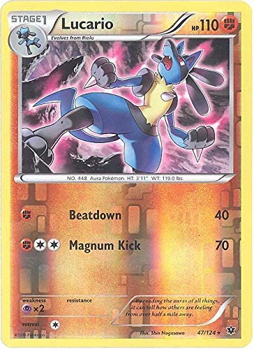 Pokemon - Lucario (47/124) - XY Fates Collide - Reverse Holo