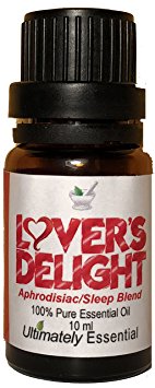 Ultimately Essential - Lover's Delight - Aphrodisiac & Sleep Synergy Oil Blend of Rose Absolute, Clary Sage, Sandalwood, Vanilla Absolute & Ylang Ylang – Smells Absolutely Amazing!