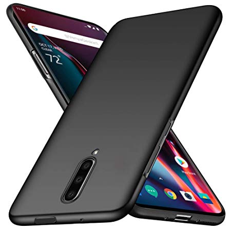 TopACE Phone Case Protector for Oneplus 7 Pro, Resilient Shock Absorption Replacement for Oneplus 7 Pro Slim Scrub Shell Mobile Phone Protectors (Black)