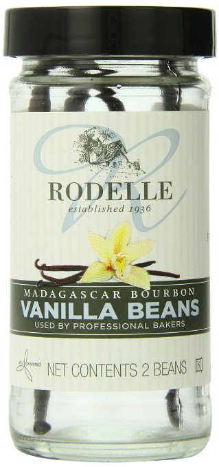 Rodelle Vanilla Beans 2 Count Jar
