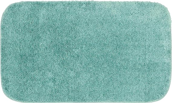 Garland Rug Traditional Bath Rug, 24-Inch by 40-Inch, Seafoam