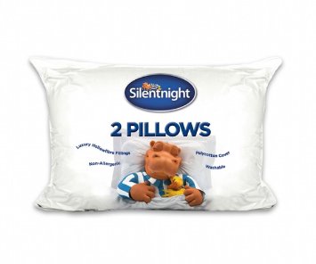 Silentnight Hollowfibre Pillow, Pack of 2