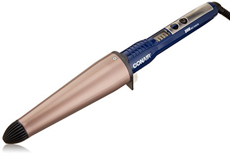 Infiniti Pro by Conair Tourmaline Ceramic Curling Wand; 1 3/4-inch to 1-inch; Blue