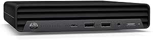 HP EliteDesk 805 G6 Mini PC Ordinateur de bureau, Processeur AMD Ryzen 5 4650G, Mémoire RAM 16 Go, Disque SSD 512 Go, Win 11 Pro (reconditionné)