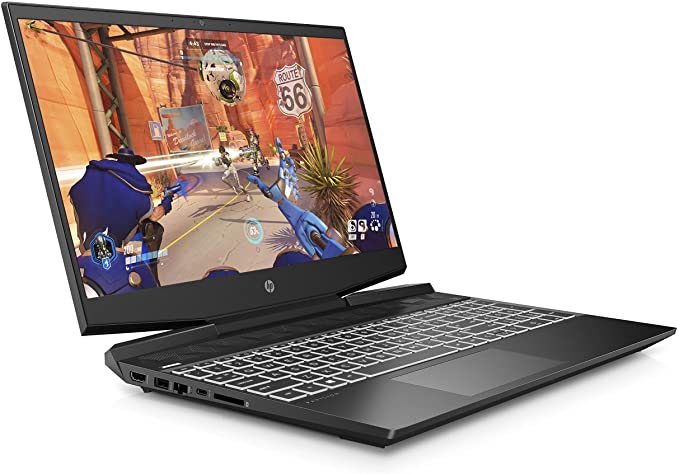 HP Pavilion 15-dk1019na 15.6 Inch Full HD Gaming Laptop - (Shadow Black) (Intel Core i7-10750H, NVIDIA GeForce GTX 1660 Ti (6 GB Dedicated) Graphics, 8 GB RAM, 512 GB SSD, Windows 10 Home)