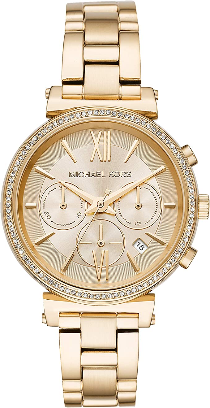 Michael Kors Sofie Stainless Steel Chronograph Watch