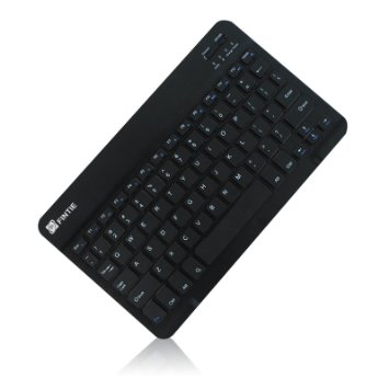 Fintie Ultrathin (4mm) Wireless Bluetooth Keyboard for Android Tablet Samsung Galaxy Tab / Samsung Galaxy Note / Google Nexus 9 Nexus 7 /Asus MeMO Pad / Other Android Devices), 10-Inch Black