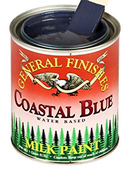 General Finishes QCB Milk Paint, 1 quart, Coastal Blue