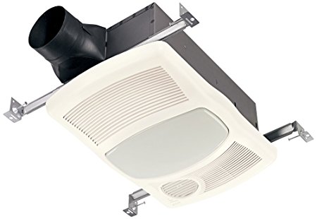 Broan 765HL Ventilation Fan w/ Directionally-Adjustable Heater & Light (100W Incandescent Lighting)