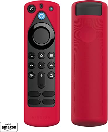 Made for Amazon Remote Cover Case, for Alexa Voice Remote (3rd Gen) - Red