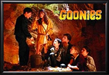 Framed Goonies - Cave 24x36 Dry Mounted Poster in Basic Detail Wood Frame