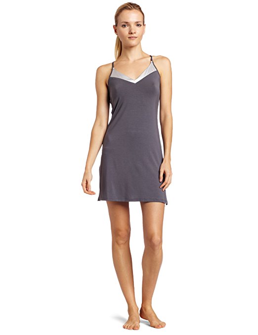 Calvin Klein Women's Essentials V-Neck Chemise Nightgown