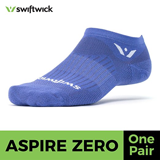 Swiftwick - ASPIRE ZERO, No-Show Socks for Running