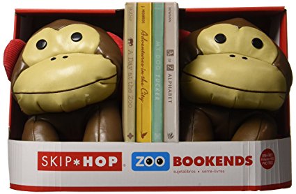 Skip Hop Set of 2 Zoo Bookends, Monkey