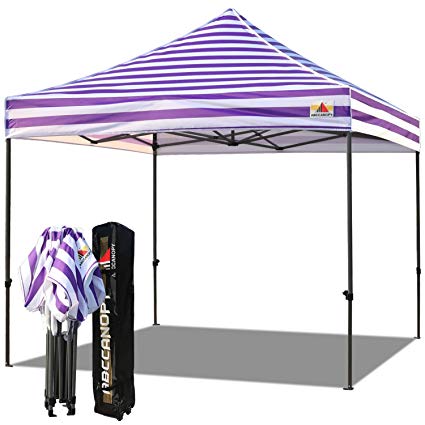 ABCCANOPY Pop Up Canopy Commercial Instant Canopy Ez Pop up canopy,Bonus Carrying Bag(30 colors)